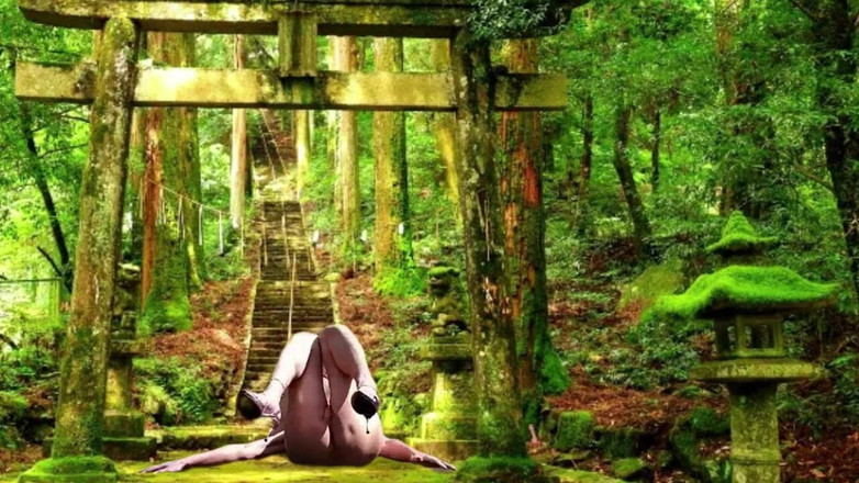 Pai-chan: Japanischer lokaler schrein &amp; pai-chan teil 2