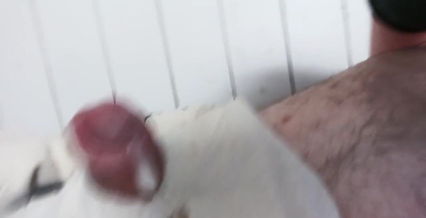 Big Pisser: Şişmiş kirli peynirli beyaz yarağımı çekerken ve şipşek sperm koleksiyonu yaparken izle