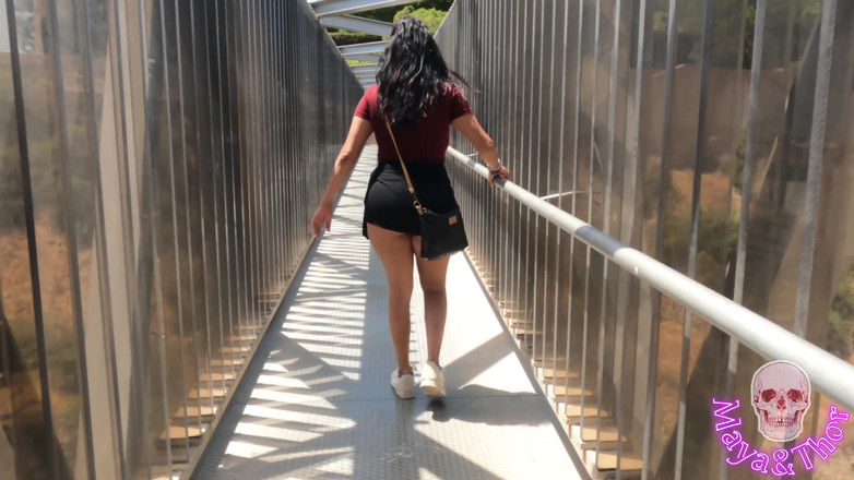 Mayay Thor X: Минет в парке, камшот незнакомцу, сперма на ее лице