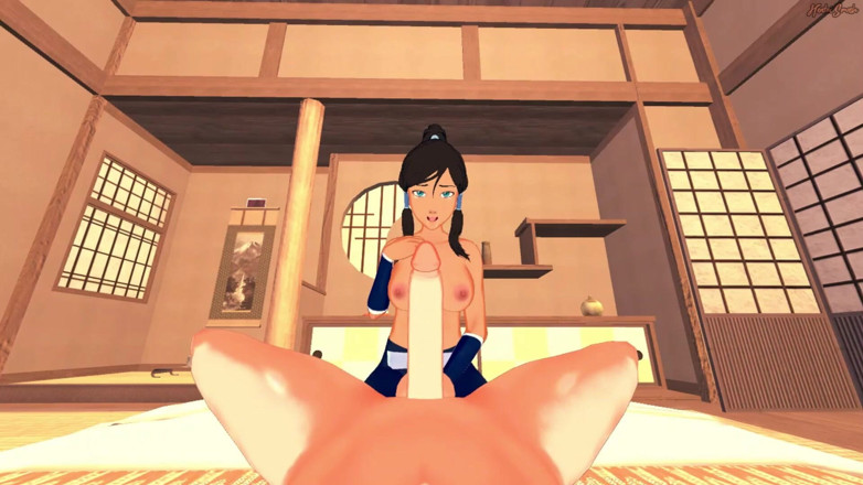 Hentai Smash: Korra swallows your cum from your POV before she gets...