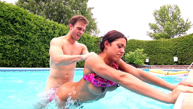 Pegasus amateurs only: Quente festa de sexo na piscina