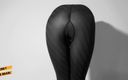 Kinky N the Brain: Wetting My Dark Transparent Pantyhose