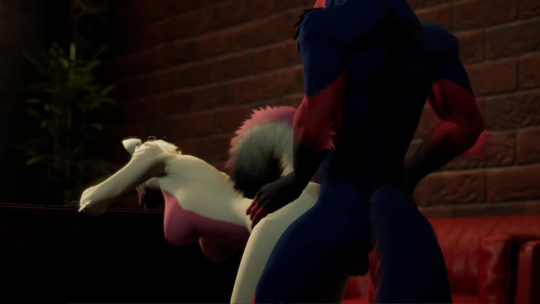 Velvixian 3 Furry: 테이블 위를 따먹는 하드코어 섹스 (루프) (털이 많은 섹스)