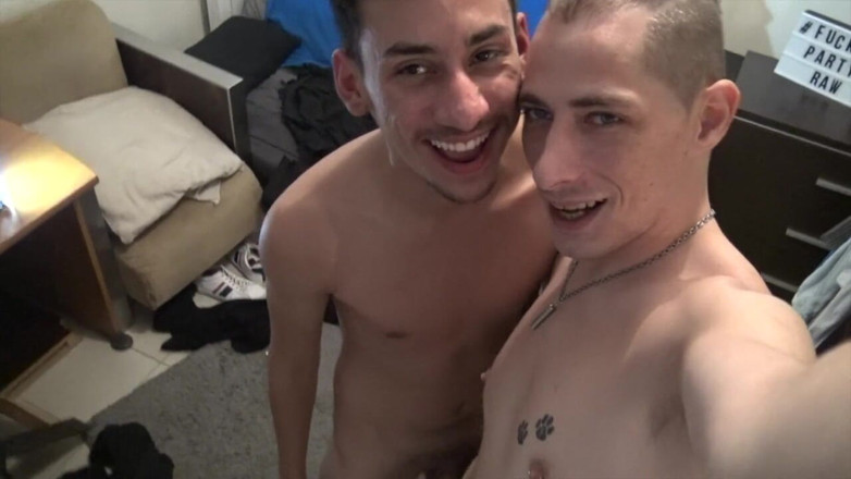 SEX WITH STRAIGHT BOY CURIOUS: Twink fucked bareback by a sexy Arab boy