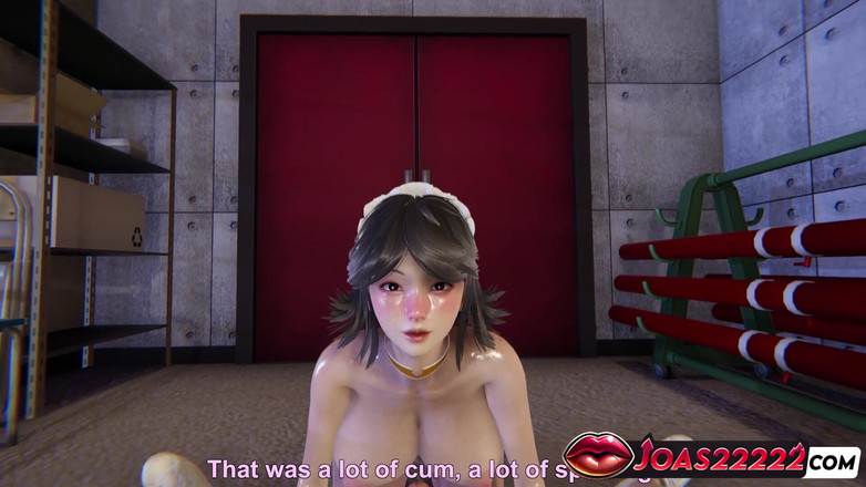 Joas22222: Obrovská prsa Anime Girl Hatano ve 3D Hentai - hardcore deepthroat sténání...