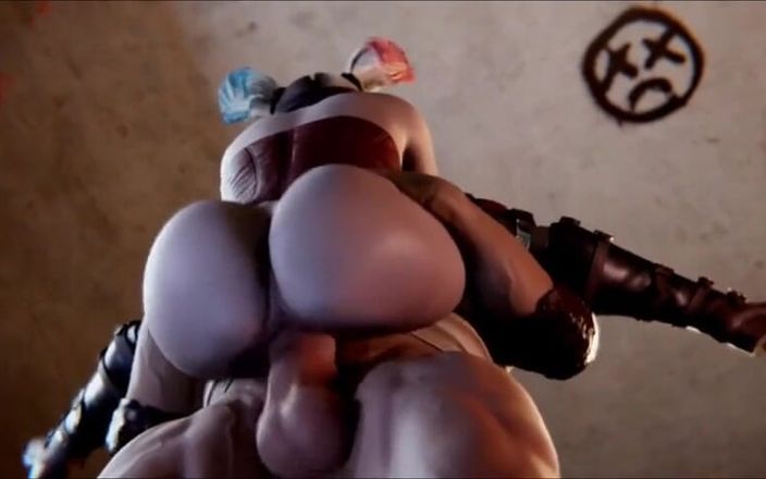 Velvixian 3D: Harley Quinn Standing Sex