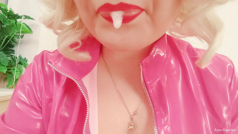 Arya Grander: FemDom POV sexy loira humiliatrix