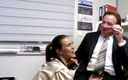 MMV German Amateur: Geile brunette wordt anaal geneukt op kantoor