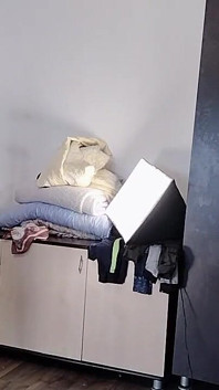 Amateur Wife Has Fun Trying on Clothes That She Cuts