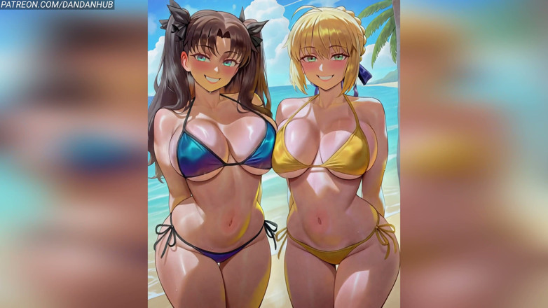 Dandanhub: Saber ve Rin Tohsaka Twerk ve Zıplıyor - Kader