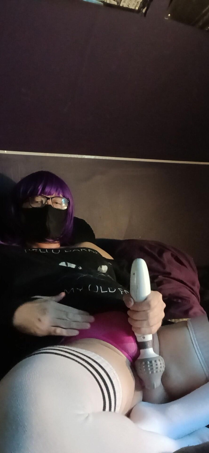 Raven LeSynn: Vibrator Masturbation and Cumming Through Panties with Raven Letrap
