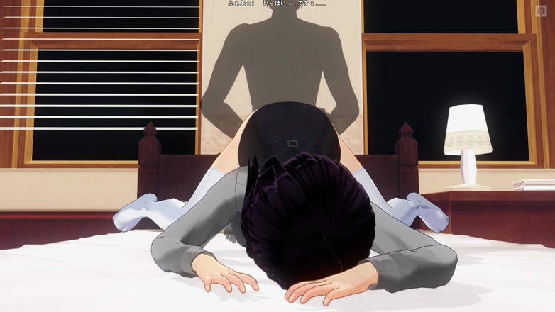 H3DC: 3D hentai stříkání na zadek hráčky