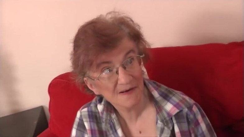 Muschi movie official: Old petite woman pussy fucking threesome sex