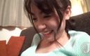 Asian happy ending: Safada asiática garota é arada e facial