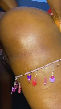 Cute Ebony Beauty Enjoys a Fat Cock