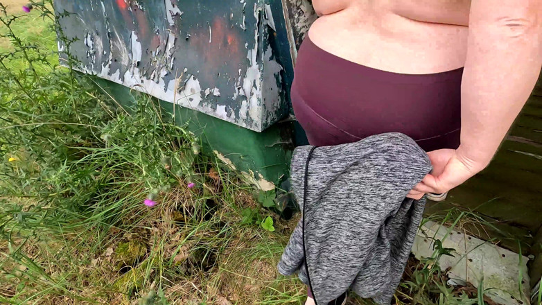Bouncy Tits Action: Hard Tit Punishment Session on Veranda