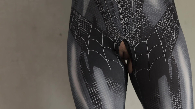 deafheaven666: Przymierzając mój nowy kostium Spider Mana