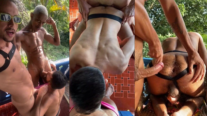 NaughtyPuzzle: Keseronokan bertiga di Balkoni