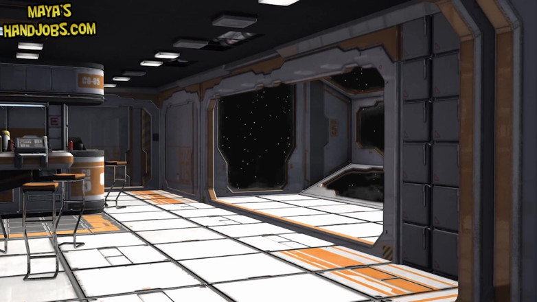 Mayashandjobs: Maya in space receiving huge cumshots