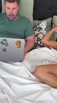 MILF Gets Bored While Husband Works and She Takes Care of Business