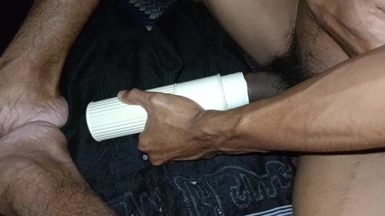 Eagle1800: Fuck with Bottle After Little Piss and Cum