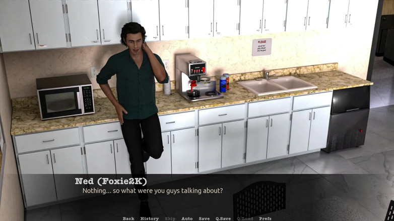 Miss Kitty 2K: Przerwa na kawę - # 1 - Moi idioci koledzy autorstwa Foxie2k