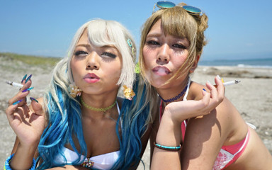 Japan Fetish Fusion: Seducție cu fum: vedere la persoana 1, experiență cu lesbiană Gal,...