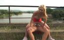 Out Sexxx: Hot blonde hardly fucked outdoor!