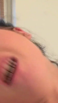 Naughty Teen Blows Deep a Man and Gets Her Cunt Drilled on the Sofa