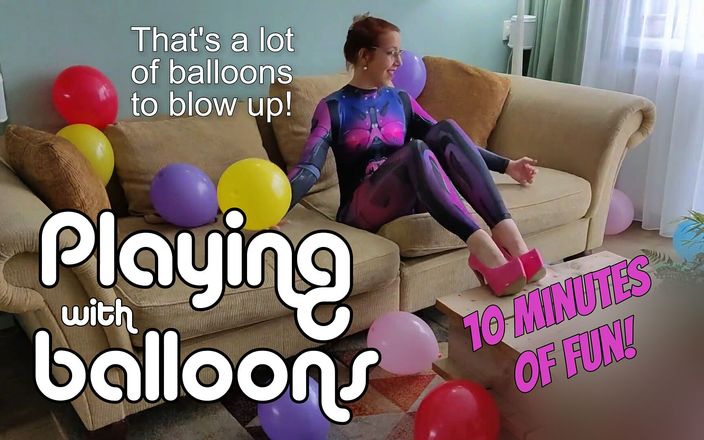 Mistress Online: Playing with Balloons