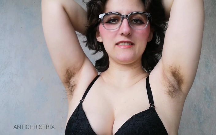 Antichristrix: Hairy Goddess Tells You to Jerk for Armpits