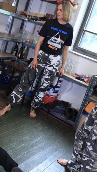 Military Girls Enjoy Humiliating Their Sock Slave