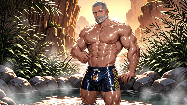 Erotic Man: Porno ai - bărbați cu mușchi care se amestecă umflături softcore