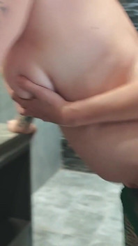 I Distract My Husband While He Shaves. I Suck His Dick While He Shaves, and Then He Fucks Me