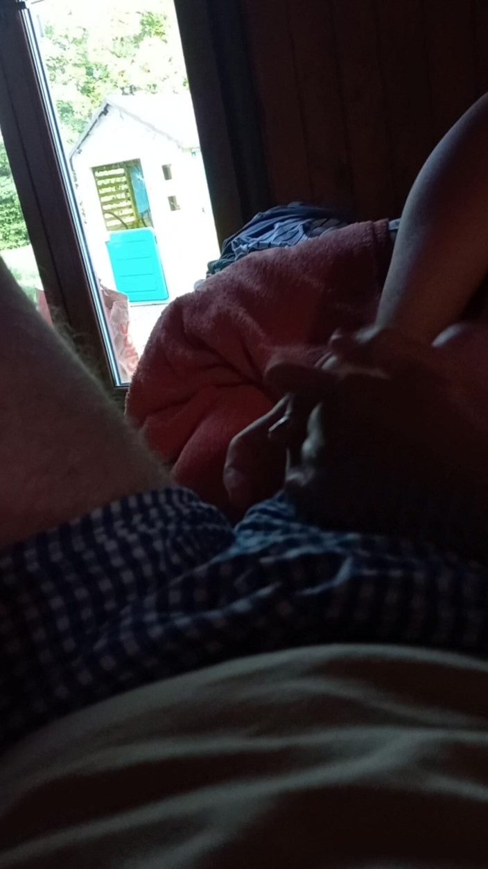 Handjob Passion: Couch Handjob Tease POV - Cock Out of Boxers &amp; Intense Cumshot
