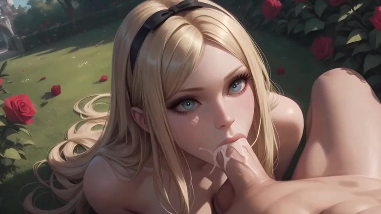 Horny Anime Girls: The Castle's Taboo Romance