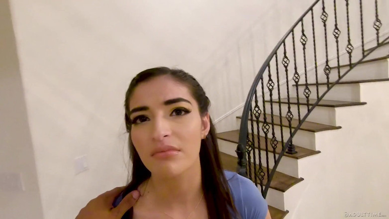 Adult Time: Stuck babysitting my new Stepsister & she gets creampied