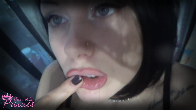 Goddess Misha Goldy: You're obsessed with my full natural lips