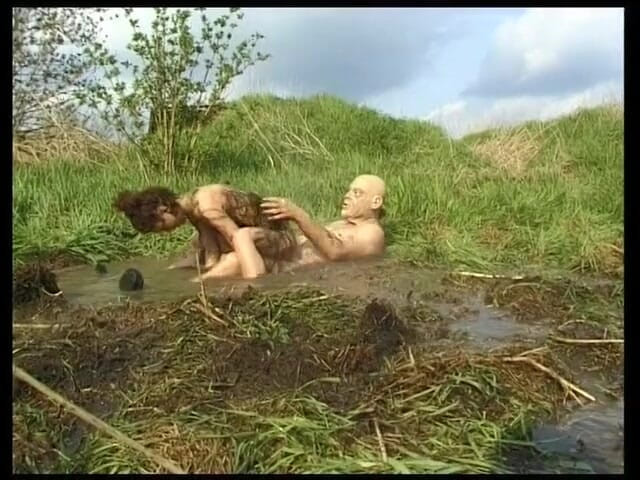 Horny Two really wet MILFs: Brunette babe with amazing butt gets fucked in the mudd...