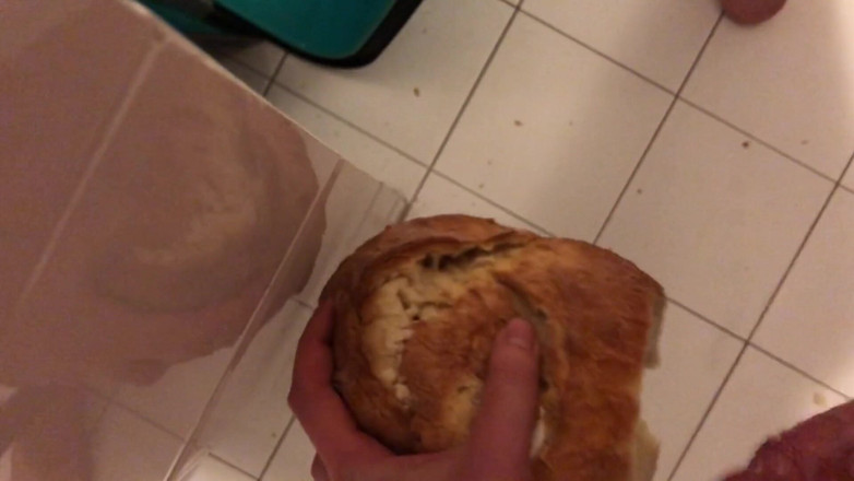 Francesco Spinozzi: fucking bread with cum