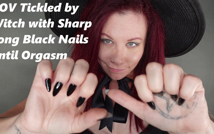 Deanna deadly: POV gekieteld tot een orgasme door de heks met scherpe...