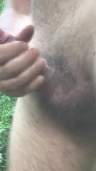 Solo Man Is Cumming in Tho Wood