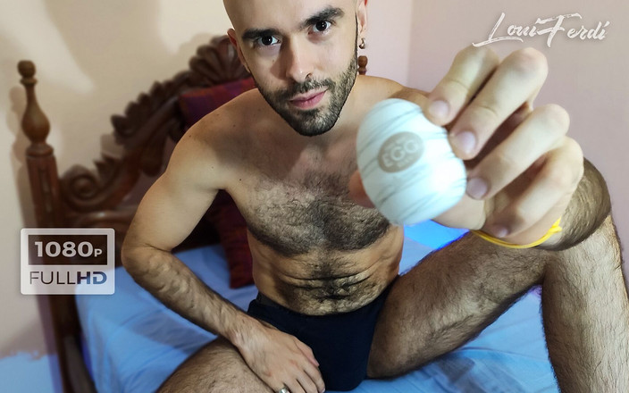 LouiFerdi: Eispeeltje masturbator: harige man probeert en komt klaar met zijn...
