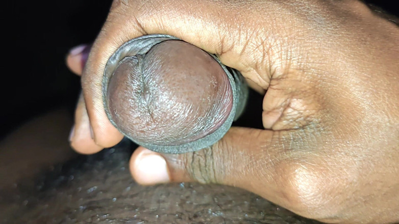 Charmer1999: Playing with My Black Cock (jerking and Cumming)