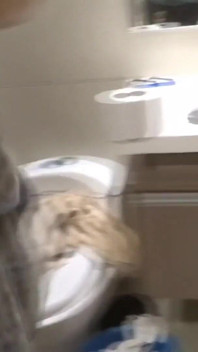 Stepmother Returns From the Beach, Undresses, Pees, Takes a Bath, Watches Me Jerk off