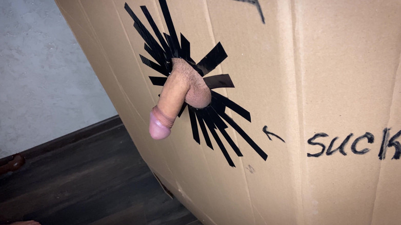 AnGelya G: A hole in the wall with a cock and a...