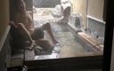 akeieroi: Mature Couple at Hot Spring Inn, Outdoor Cunnilingus, Blowjob