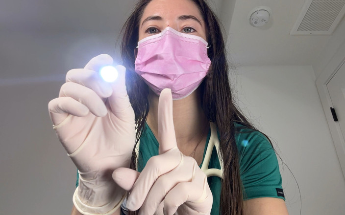 Nurse Bunny: POV Professional Physical Exam in Green Scrubs