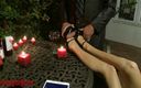 Erotique Fetish: Erotique Entertainment - Candlelight rose high heels and foot sex evening...
