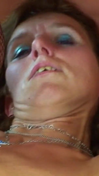 Skinny older woman gets fucked in her very hairy cunt